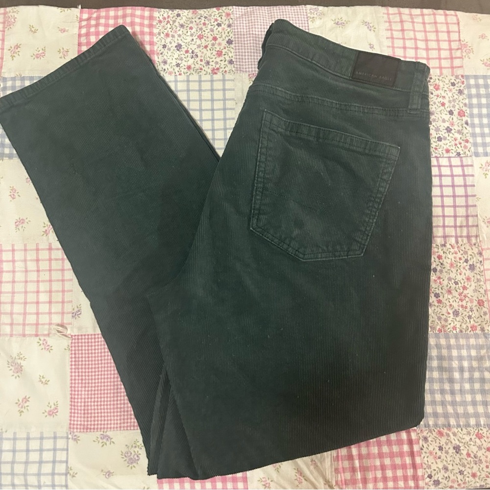 AE Green Corduroy Jeans